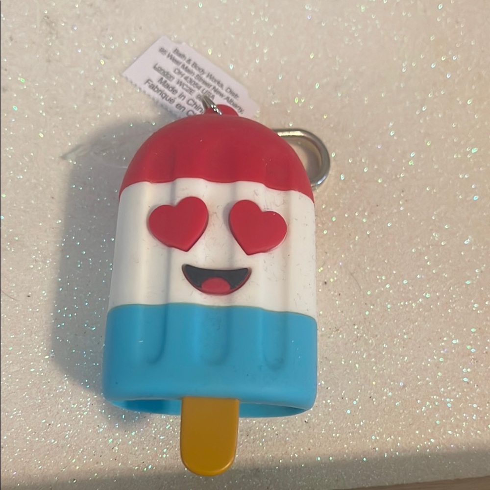 Bath & Body Works Red, White, and Blue Popsicle Key Holder
